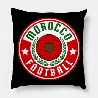 Morocco Football Pillow