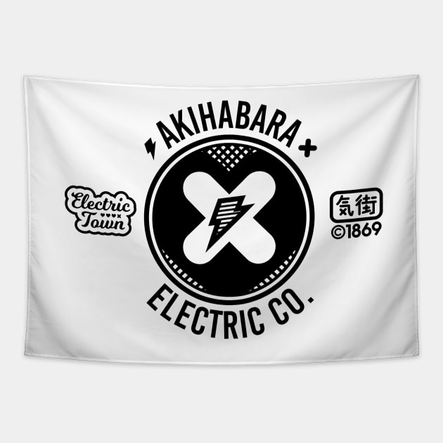 Akihabara Electric Co. Tapestry by misogenki