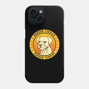 Border Terrier Dog Portrait Phone Case