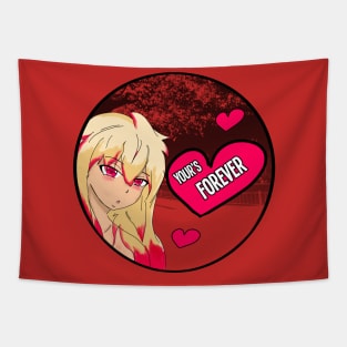 Anime Valentine - Yours Forever Tapestry