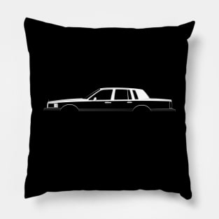 Lincoln Town Car (1990) Silhouette Pillow