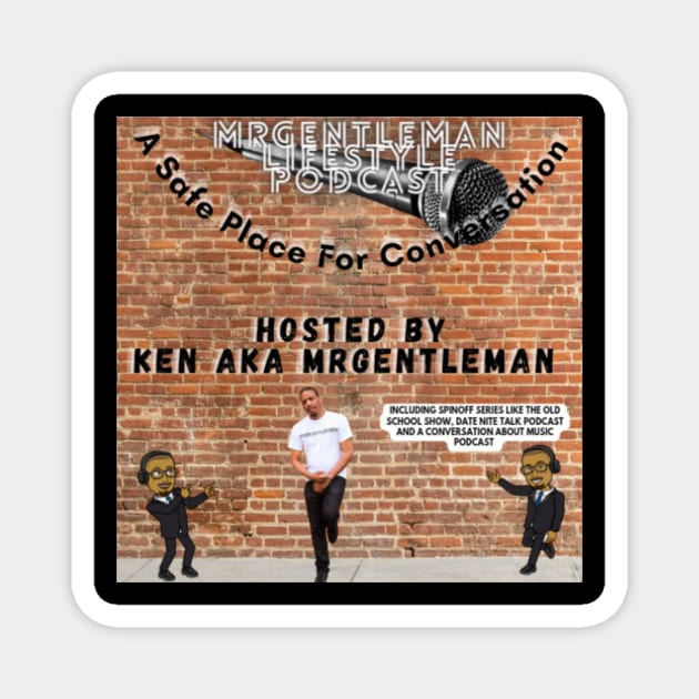 Official MrGentleman Lifestyle Podcast Logo Magnet by  MrGentleman Lifestyle Podcast Store