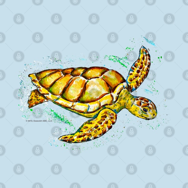 Sea Turtle by EssexArt_ABC