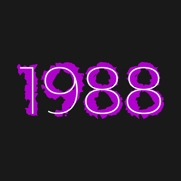 1988 Year Distressed Liquid Purple by Liquids