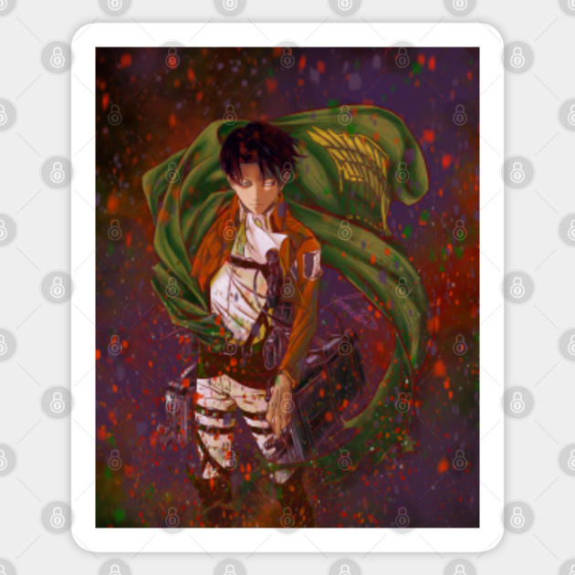 Attack On Titan Fanart Levi Ackerman Version 3 5 Attack On Titan Levi Sticker Teepublic Home 2 male skin old biohazard levi ackerman skin aottg. attack on titan fanart levi ackerman version 3 5