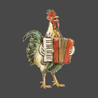 Accordion Chicken T-Shirt