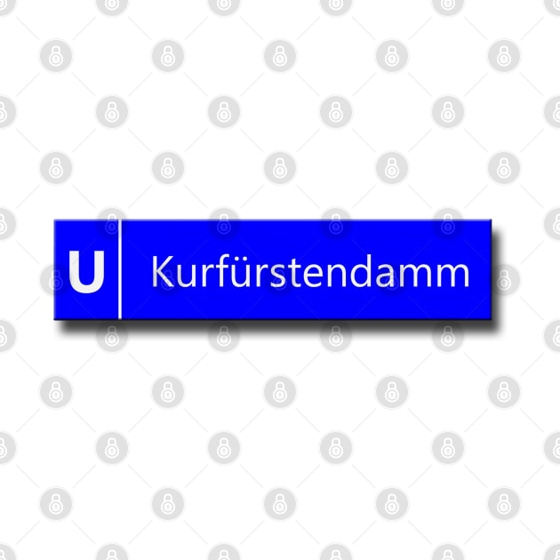 Kurfürstendamm U-Bahn Sign by VoodooNite