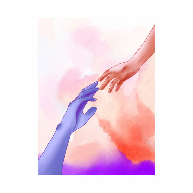 Hands Reaching Out Baseball T Shirt Teepublic