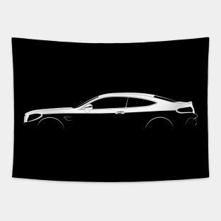 Mercedes-Benz C-Class Coupe AMG (W205) Silhouette Tapestry