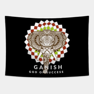 Ganesh God of Success Tapestry