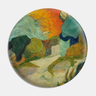 Washerwomen in Arles by Paul Gauguin Pin