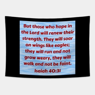 Bible Verse Isaiah 40:31 Tapestry