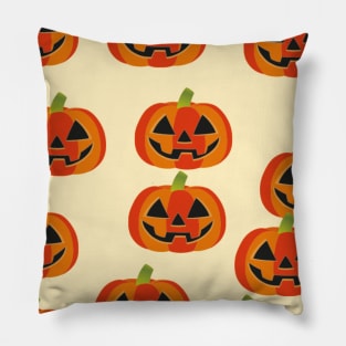 Halloween Pattern with pumpkin graphic illustration Pillow