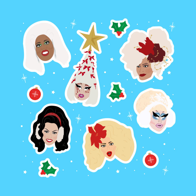 Christmas Queens by whos-morris