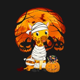 Giraffe mummy pumpkin T-Shirt