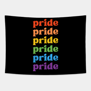 Multicolor Colorful Creative Love Parade Pride Tapestry