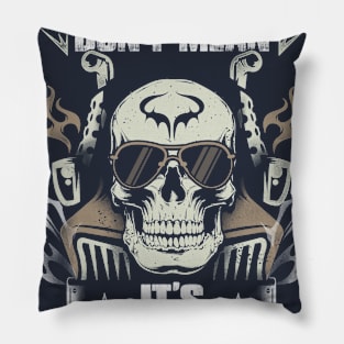 Black Smoke Don't Mean It's Broke Funny Trucker Pillow