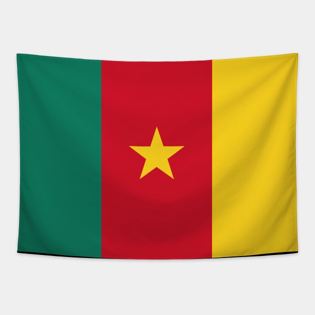 Flag of Cameroon Tapestry by DiegoCarvalho