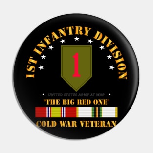 1st Infantry Div - BRO w COLD SVC Pin