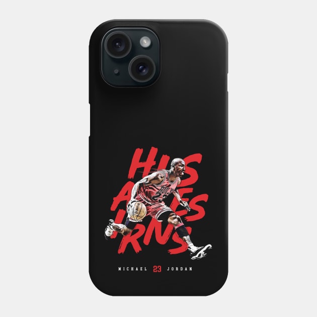 Michael Jordan His Airness Phone Case by edbertguinto