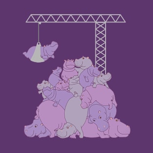 Hippopotapile - The more the merrier! T-Shirt