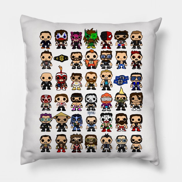 QWA All Year 4 - Pop Vinyl Pillow by ChewfactorCreative