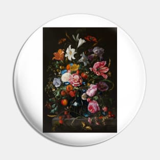 Vase of Flowers by Jan Davidsz de Heem Pin