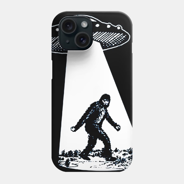 Bigfoot  UFO Phone Case by bayudesignart45