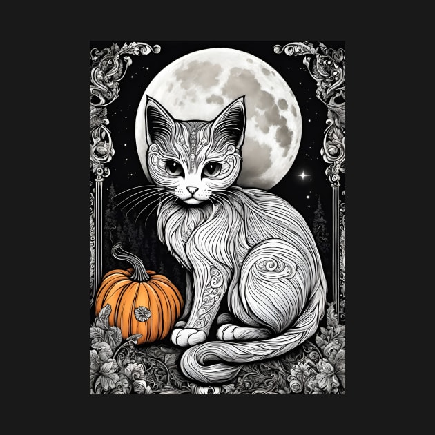 Halloween Kitty by FineArtworld7