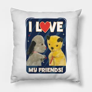 Sooty I Love My Friends Pillow