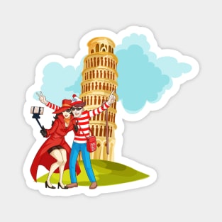 Where's Waldo and Carmen Sandiego Magnet