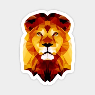 Abstract Lion Head Magnet