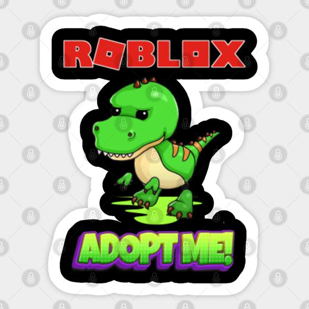 Roblox Adopt Me Trex Roblox Sticker Teepublic Frost dragon fly ride legendary adopt me roblox super very rare. teepublic