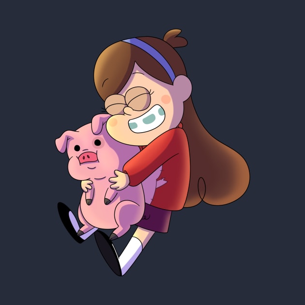 Mabel and Waddles by archervale