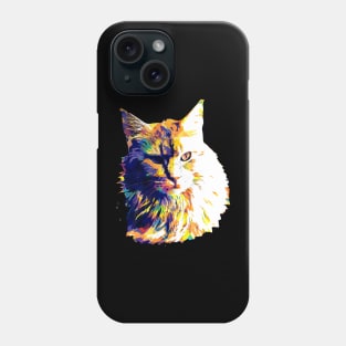 cute cat wpap popart Phone Case