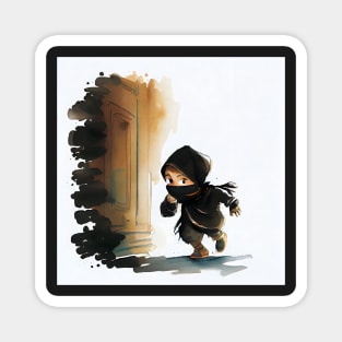 Cute Watercolor Rogue Magnet