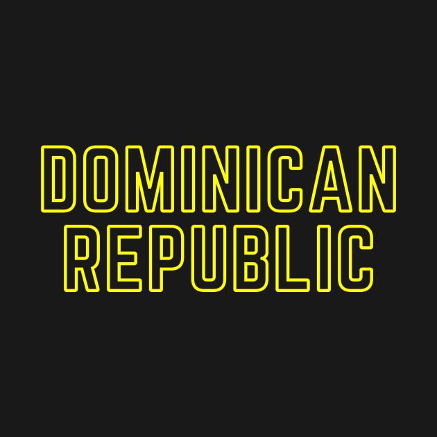 Dominican Republic Travel Tourist by FTF DESIGNS