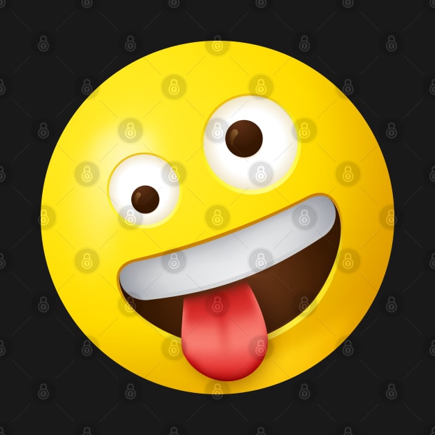 Zany face emoji by Vilmos Varga