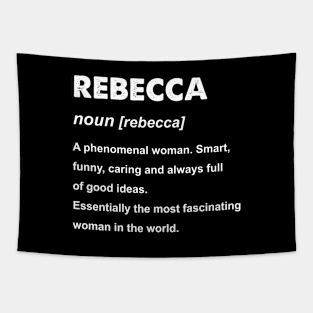 Rebecca Name Gift design Tapestry