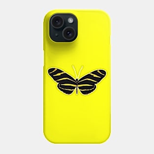 🦋 Zebra Longwing (Heliconius charithonia) Bold Butterfly Phone Case