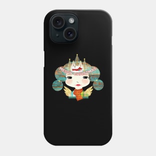 Christmas Angel Susannah--Merry Christmas Angel Phone Case