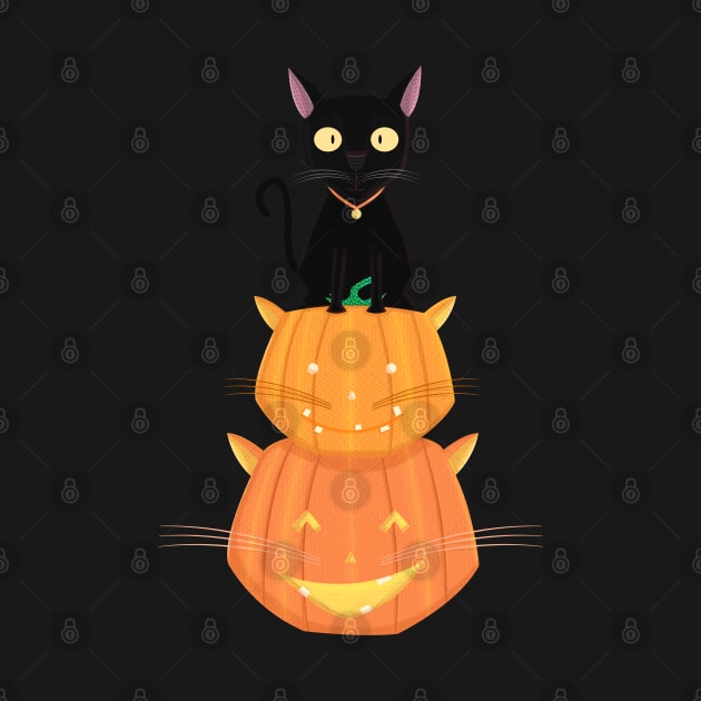 Pumpkin Cat by GiveMeThatPencil