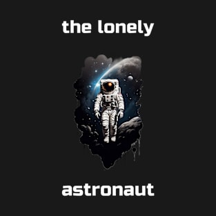 the lonely astronaut design #2 T-Shirt