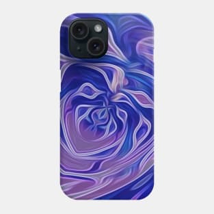 Abstract colourful aesthetic beautiful dream love romantic retro dark design vintage butterfly fantasy funny weird unique abstraction purple Phone Case