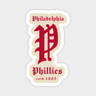 Vintage Phillies Baseball 1883 Magnet