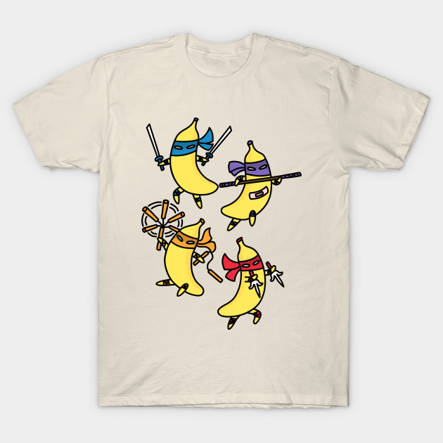 Discover Teenage Banana Ninja Squad - Ninja - T-Shirt