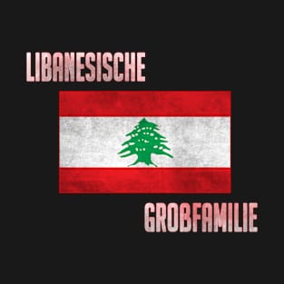 Libanesische Grossfamilie, Lebanon Flag, Lebanese Family T-Shirt