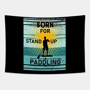 Stand Up Paddling Man Tapestry