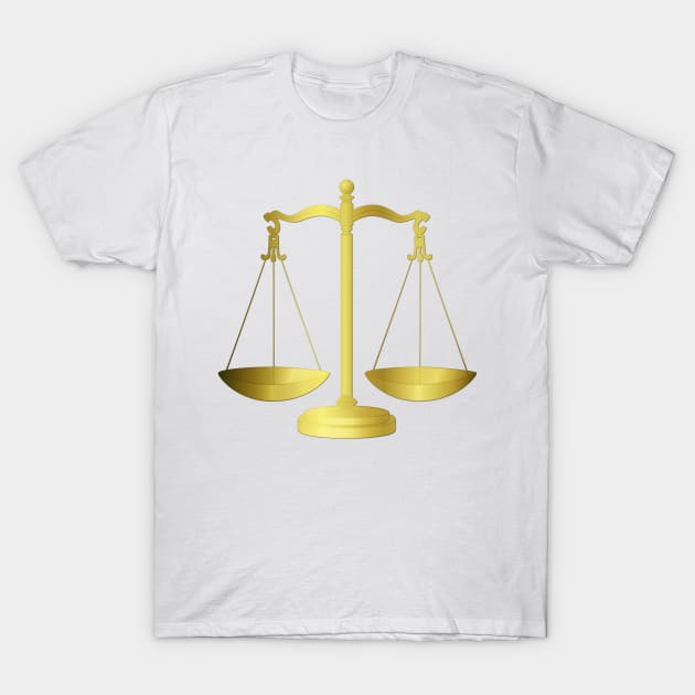 Lawyer Scales Of Justice T-Shirt Lawyer Scales Of Justice T-Shirt