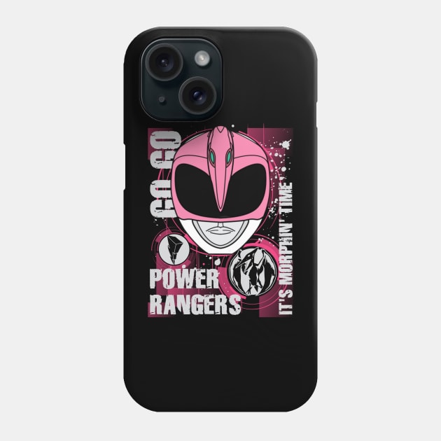 It's Morphin' Time Pink Ranger, MMPR Phone Case by CRD Branding
